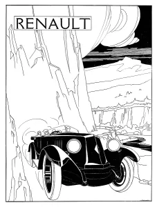 Uncluttered: Renault Advert 1924