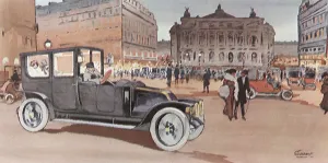 Lopera: Renault in the Place de l'Opera