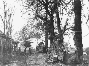 Villers: Renault tanks 1916