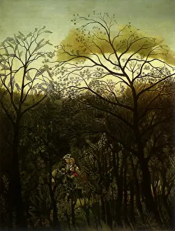 Rendezvous: Rendezvous in the Forest, by Henri Rousseau