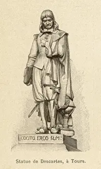 Descartes: RENE DESCARTES/STATUE
