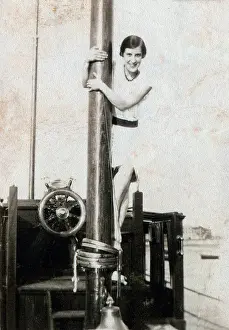 Onboard: Rene Fraser on board Goddess in 1928