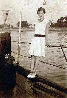 Onboard: Rene Fraser on board Goddess in 1928