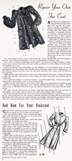 Jan20: Repair your own fur coat, 1944
