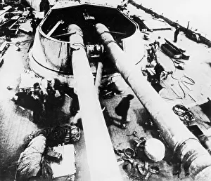 Skagerrak: Repairs on the British cruiser HMS Lion