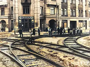 Restoring: Repairs to Petrograd Tramways, 1923