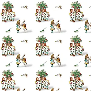 Croquet: Repeating Pattern - Alice and Gardeners