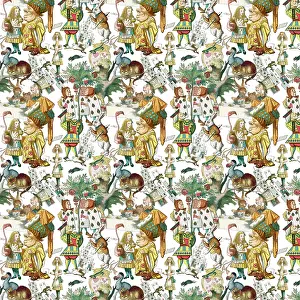 Dodo: Repeating Pattern - Alice in Wonderland characters