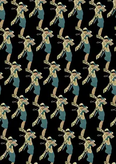 Pamphlet: Repeating Pattern - Art Deco Woman