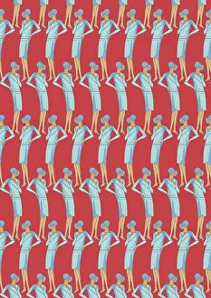Blur: Repeating Pattern - Art Deco Women