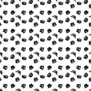 Repeating Pattern - Bowler Hats