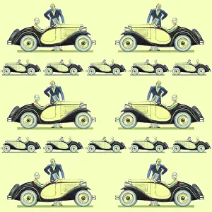 Sportscar: Repeating Pattern - Car / Motoring