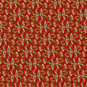 Harlequins: Repeating Pattern - circus clowns perform balancing act
