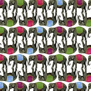 Jumbo: Repeating Pattern - Elephants