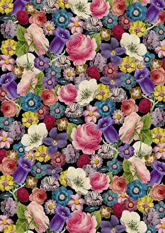 Assemblage: Repeating Pattern - Floral Assemblage
