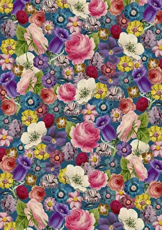 Assemblage: Repeating Pattern - Floral Assemblage