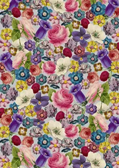 Assemblage: Repeating Pattern - Floral Assemblage