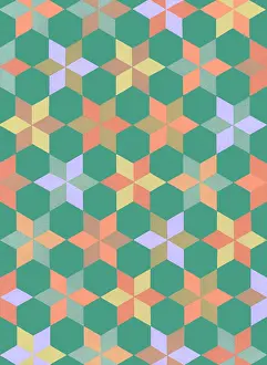 Quilt: Repeating Pattern - geometrical stars