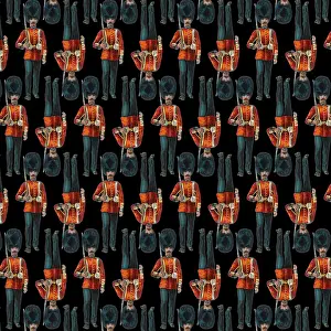 Guardsman: Repeating Pattern - guardsmen, black
