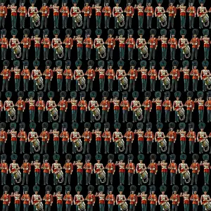 Guardsman: Repeating Pattern - guardsmen, black