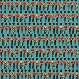 Guardsman: Repeating Pattern - guardsmen, blue
