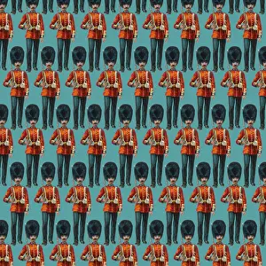 Guardsman: Repeating Pattern - guardsmen, blue