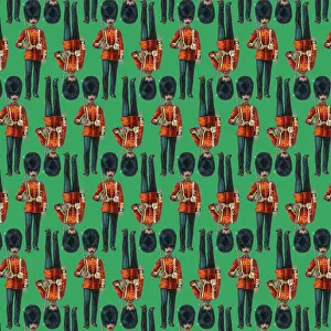 Guardsman: Repeating Pattern - guardsmen, green