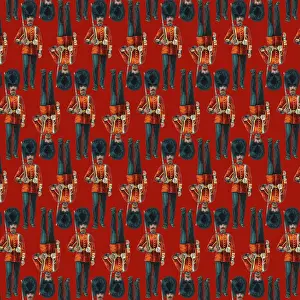Guardsman: Repeating Pattern - guardsmen, red