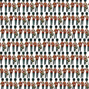 Guardsman: Repeating Pattern - guardsmen, white