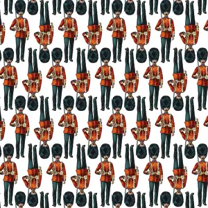 Guardsman: Repeating Pattern - guardsmen, white