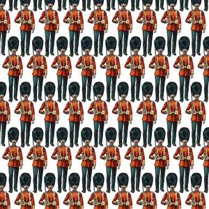 Guardsman: Repeating Pattern - guardsmen, white