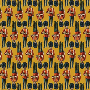 Guardsman: Repeating Pattern - guardsmen, yellow