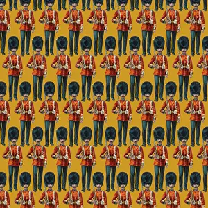 Guardsman: Repeating Pattern - guardsmen, yellow