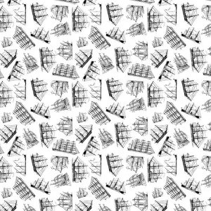 History Repeats Itself: Repeating Pattern - Sailing Ships
