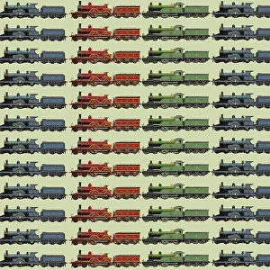 Locos: Repeating Pattern - Steam Engines