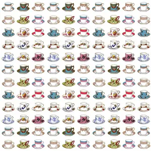 Teacup: Repeating Pattern - Tea Cups
