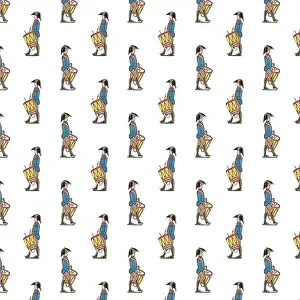History Repeats Itself: Repeating Pattern - Toy Drummers