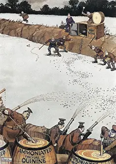 Germs: Repelling a Flu Assault by Heath Robinson