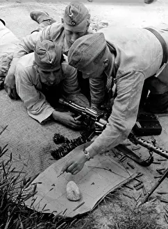 Substitute: Replacement troops, practice at the firing range, 1943