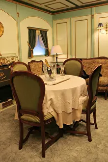 Dpa Picture Alliance Gmbh: Replica First Class Saloon of the RMS Titanic - Exhibition