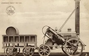 Stephensons: Replica of George Stephenson's Rocket Locomotive