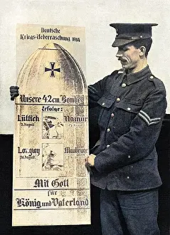 Projectiles: Replica of German shell sold in Berlin, WW1