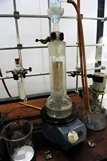 Laureate: Replica of the lab worktable of the Italian chemist Giulio N
