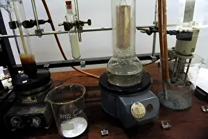 Laureate: Replica of the lab worktable of the Italian chemist Giulio N