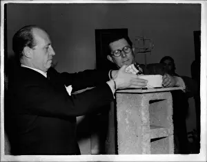 Accessible: Replica model of winning sculpture after first was damaged