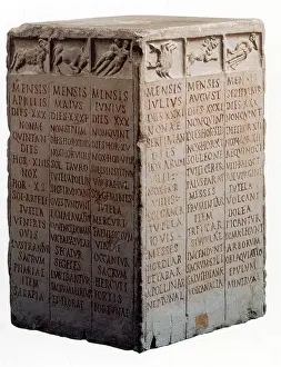 Imitation: Replica of Roman Calendar