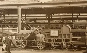 Replicas: A replica of Stephenson's Rocket, locamotive