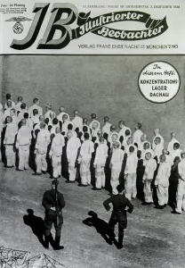 Queue: Report on the Dachau concentration camp in the Illustrierte