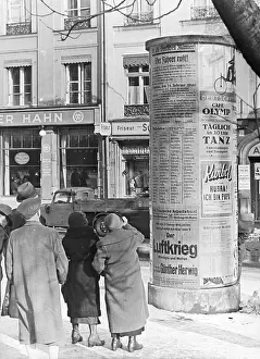 Topic: Call for report and lecture on the air war on an advertising