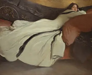 Eyes To Artist: REPOSE, by John White Alexander, 1895, American